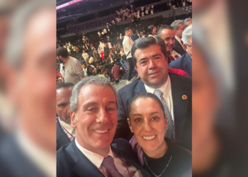 At the CATEM Congress, Pepe Chedraui Accompanies Claudia Sheinbaum and Pedro Haces