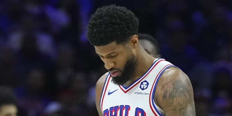 76ers Forward Paul George Out for Remainder of Season