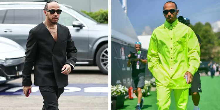 Lewis Hamilton, the Fashion Icon That You Are . . .