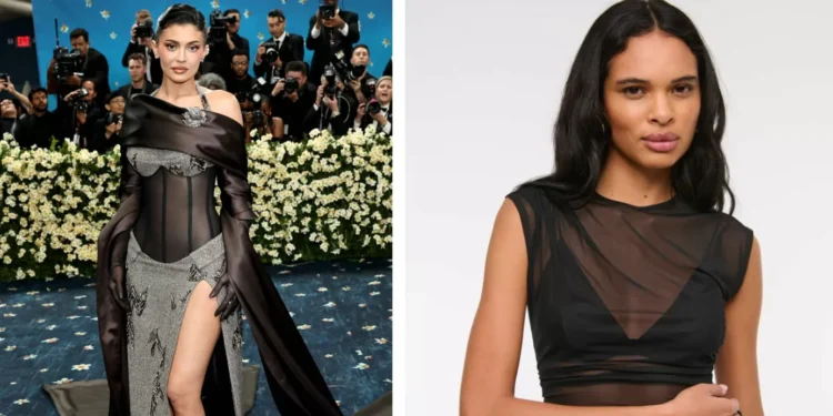 Kylie Jenner and Halle Berry Hit the Met Gala in Naked Dresses – Shop the Trend Here