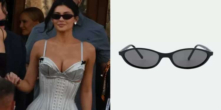 Kylie Jenner’s Cat-Eye Sunglasses Stole the Show at the Bezos-Sánchez Wedding