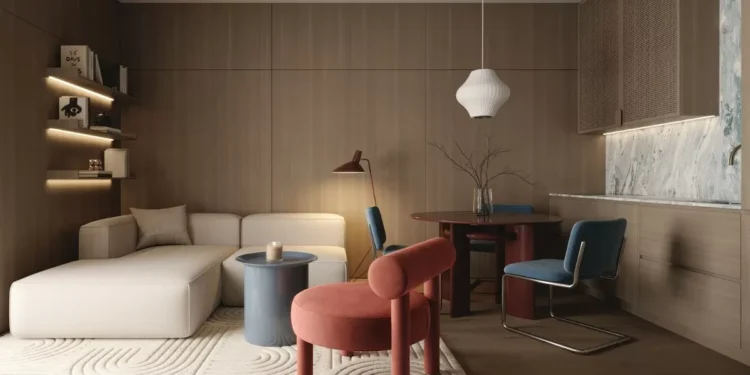 Victoria Moshchynska Transforms This Compact Apartment Into a Visually Expansive Space