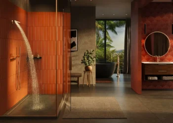 GRAFF Introduces the Wall-Mounted Version of Riva Chandelier Shower