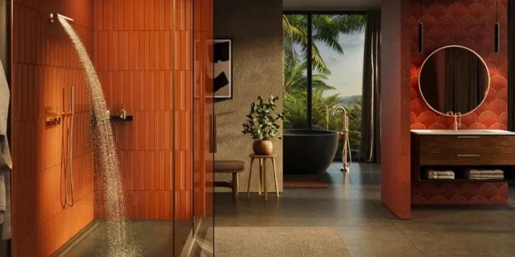 GRAFF Introduces the Wall-Mounted Version of Riva Chandelier Shower