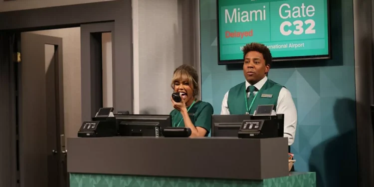 Teyana Taylor Delivers Frustrating Musical Flight Announcements in Hilarious ‘SNL’ Sketch: Watch
