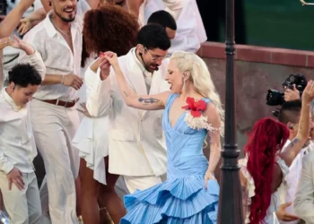 Bad Bunny Gets a Little Help From His Friends Lady Gaga & Ricky Martin at Inclusive Super Bowl Halftime Show