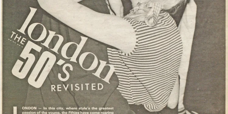 From the Archive: London’s Nostalgia for 1950s American Style