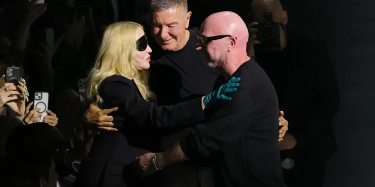 Madonna Steals the Spotlight at Dolce & Gabbana’s Milan Fashion Week Show